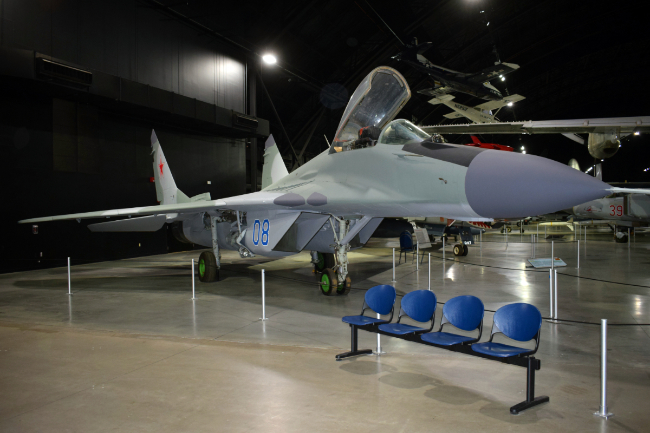 MIG 29 jet in museum